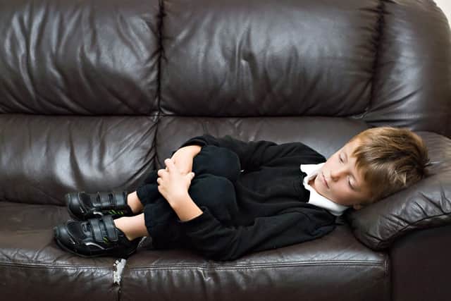 Concern is growing over children's mental health. Picture posed by model.