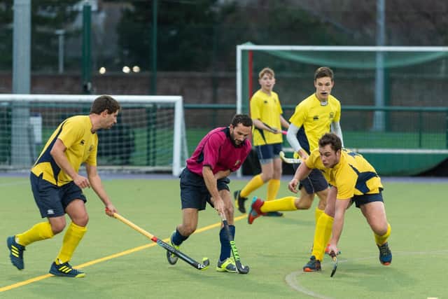 Sam Murray in control for City of Portsmouth during the win against Romsey. Picture: Vernon Nash (190119-029)