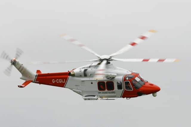 Lee-on-the-Solent based helicopter is taking part in the search for the missing plane. Picture: Chris Ison/PA Wire