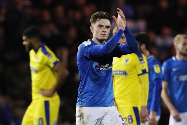 League One - Portsmouth vs AFC Wimbledon - 01/01/19Portsmouths Ben Thompson substituted during the match