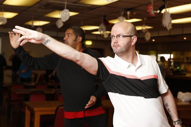 Mike Symes won a decider for Admiral Drake. Picture: Habibur Rahman