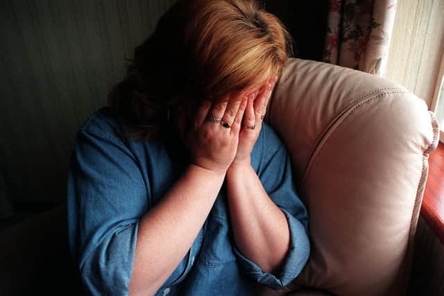 Fiona Caine gives advice to a woman whose husband bullies her