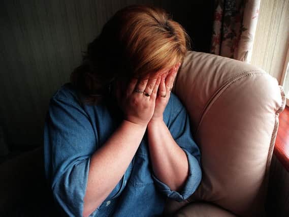 Fiona Caine gives advice to a woman whose husband bullies her