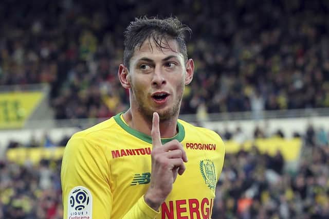 Emiliano Sala was on-board the plan when it went missing last night. Picture: AP Photo/David Vincent