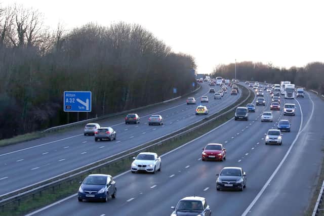 There will be lane closures on the M27 motorway this week