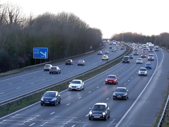 There will be lane closures on the M27 motorway this week