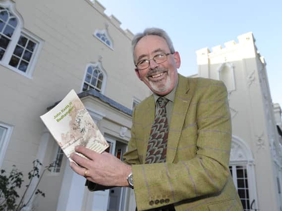 Drayton historian, Nigel Gossop launches his new book about the poet Keats at The Elms in Bedhampton. Picture: Ian Hargreaves  (200119-1)