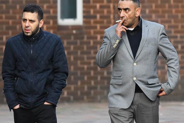 Naweed Ahmed, 36, of Atherstone Road, Luton, and Mohammed Yousaf, 45, of Chandos Road, Luton, at Portsmouth Crown Court. Picture: 190109-0968