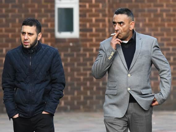 Naweed Ahmed, 36, of Atherstone Road, Luton, and Mohammed Yousaf, 45, of Chandos Road, Luton, at Portsmouth Crown Court. Picture: 190109-0968