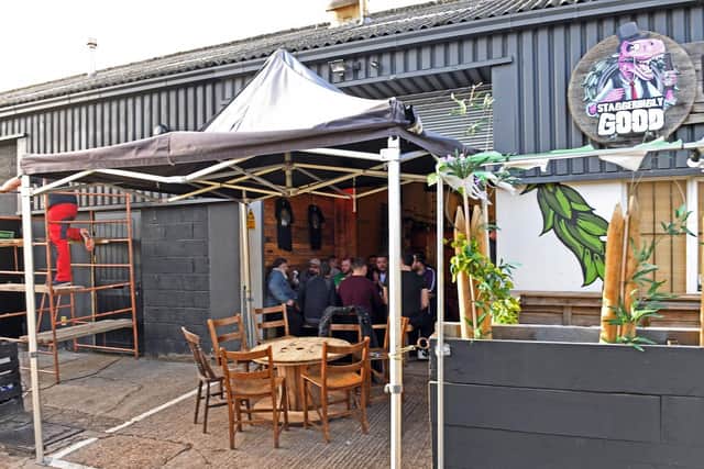 Staggeringly Good Brewery has opened a new bar 'The House of Rapture'  
Picture by:  Malcolm Wells (181221-1195)