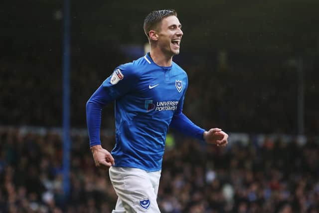 Oli Hawkins has been a big miss for Pompey in recent weeks. Picture: Joe Pepler
