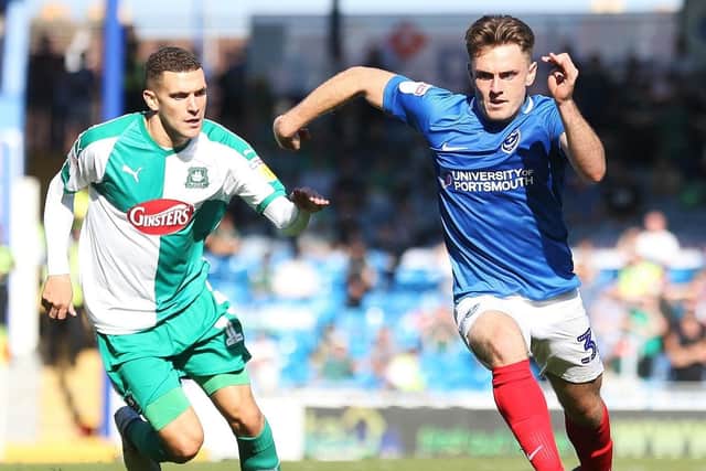 Portsmouth vs Plymouth Argyle in League One. Picture: Joe Pepler
