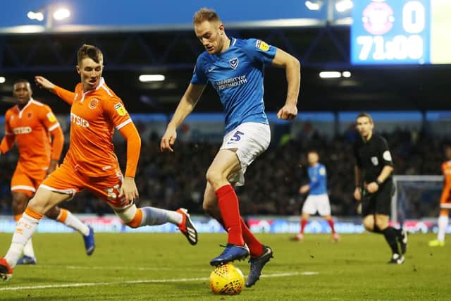 Pompey defender Matt Clarke. Picture: Joe Pepler