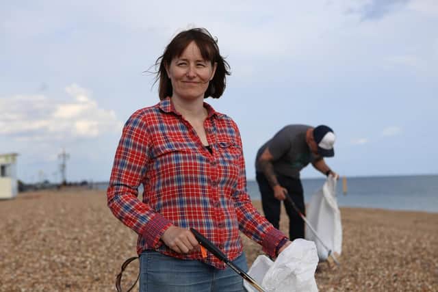Jane Di Dino from Southsea Beachwatch. Picture: Habibur Rahman
