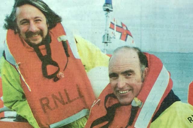 Hayling Island's heroes Rod James, left, and Frank Dunster.