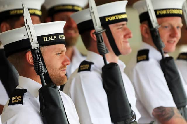 The new app will help those in the military and their families. Pictured are sailors from the Royal Navy. Photo: LPhot Rory Arnold