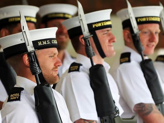 The new app will help those in the military and their families. Pictured are sailors from the Royal Navy. Photo: LPhot Rory Arnold