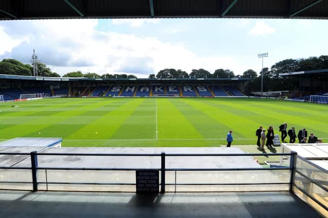 General view of Gigg Lane