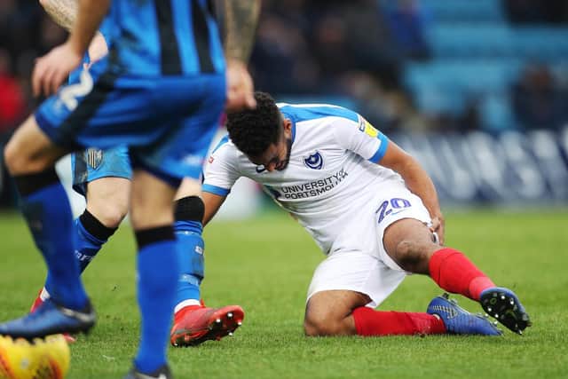 Nathan Thompson could return at Luton after picking up a calf injury on Boxing Day against Gillingham. Picture: Joe Pepler