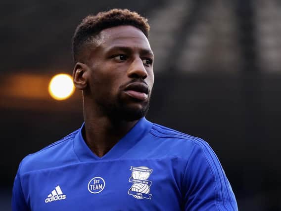 Omar Bogle, who spent the first half of the season on loan at Birmingham, has made the switch to Pompey. Picture: Alex Pantling/Getty Images