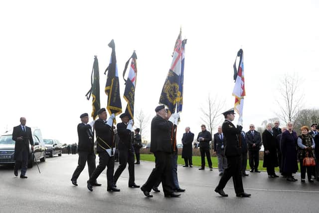 The funeral of Tony Crisp took place at The Oaks Crematorium in Havant. Picture: Sarah Standing (250119-7157)