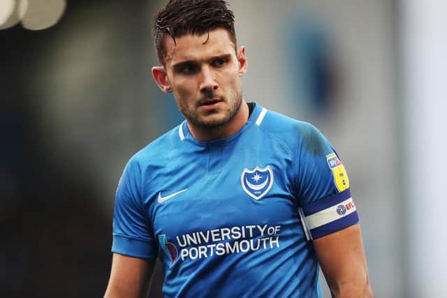 Gareth Evans is hopeful of securing his Pompey future soon. Picture: Joe Pepler