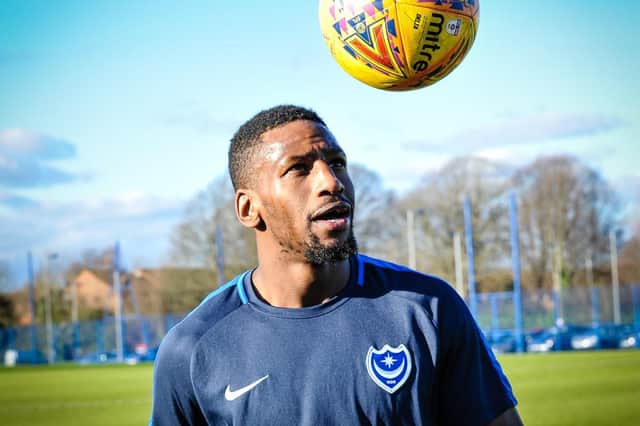 New Pompey signing Omar Bogle Picture: Colin Farmery/ Portsmouth FC