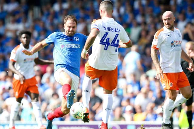 Brett Pitman regards new leaders Luton as one of the best sides Pompey have faced this season. Picture: Andrew Fosker / PinPep