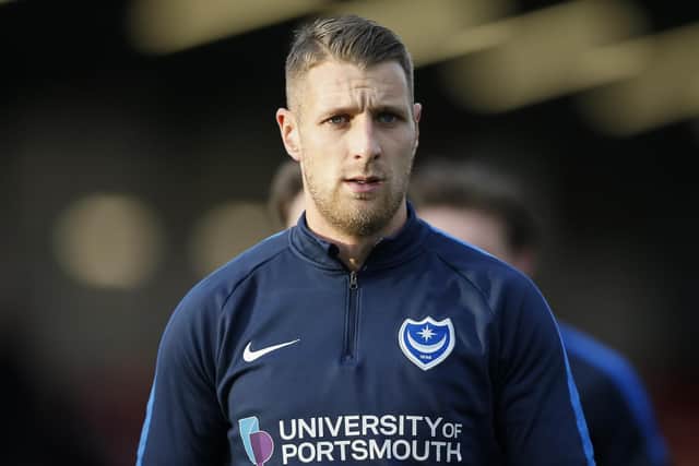 Pompey defender Lee Brown Picture: Daniel Chesterton