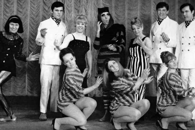 Looking as trendy as could be in 196, here we see some of the entertainers at the Sunshine Holiday Camp, Hayling Island.