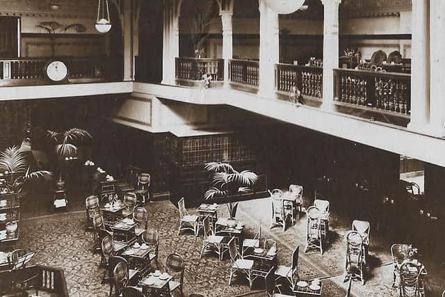 The interior of the largest cafe along the south coast, The Mikado Cafe, Palmerston Road, Southsea. Can you remember visiting at anytime? Photo: Barry Cox collection.