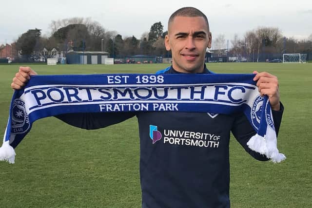 James Vaughan has joined Pompey on loan until the end of the season Picture: Portsmouth FC