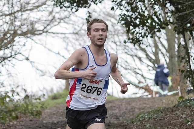 Lachlan Wellington winning the South of England Cross Country Championships. Picture: Paul Smith