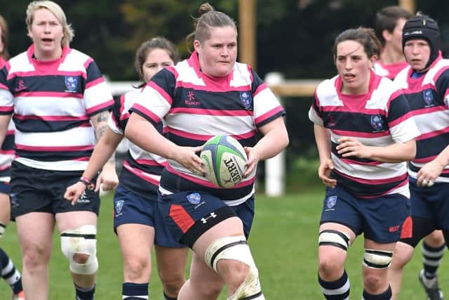Melissa Woolmer was on the scoresheet for Havant. Picture: Neil Marshall (180421-037)
