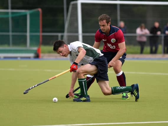 Jack Stubbings scored for Havant who have got level on points with top side Olton & West Warwicks. Picture: Neil Marshall (180931-066)
