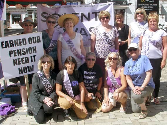 Part of the Solent WASPI group