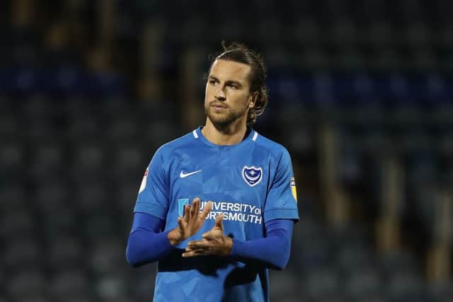 Pompey defender Christian Burgess. Picture: Joe Pepler
