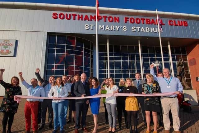 Sponsors opening the Local Produce Trade Show 2019 at Southampton Football Club