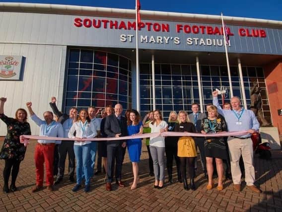 Sponsors opening the Local Produce Trade Show 2019 at Southampton Football Club