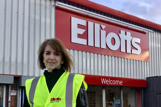 Lauren Haines, outside Elliotts