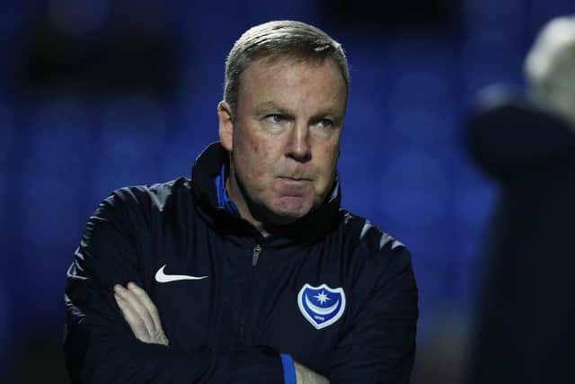 Pompey boss Kenny Jackett. Picture: Joe Pepler