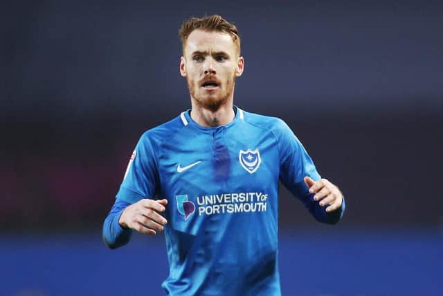 Pompey will be without Tom Naylor at Plymouth. Picture: Joe Pepler