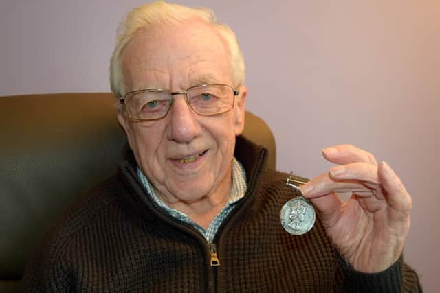 Frank Money, 86, of Lavender Road, Waterlooville, has told of his delight after a good Samaritan returned his war medal which was stolen more than 30 years ago.