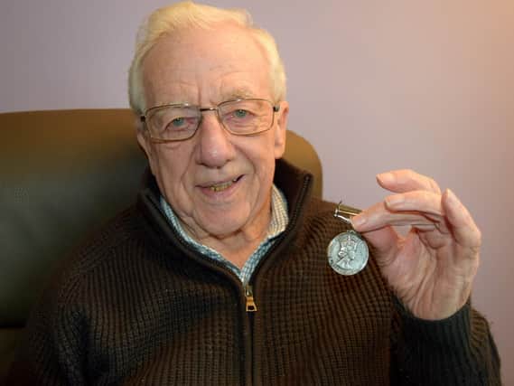 Frank Money, 86, of Lavender Road, Waterlooville, has told of his delight after a good Samaritan returned his war medal which was stolen more than 30 years ago.