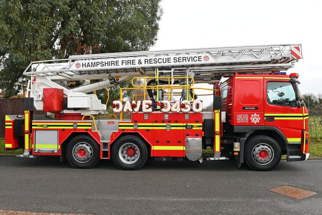 Dave Barker was in White Watch based at Southsea Fire Station 
Picture: Malcolm Wells (190206-3576)