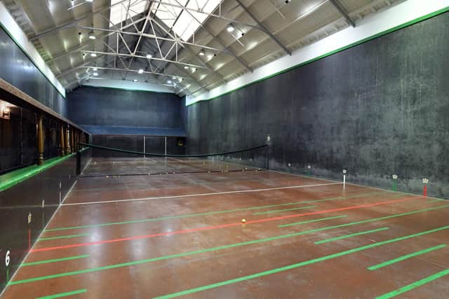 The real tennis court at Seacourt