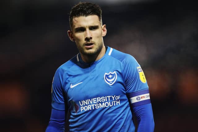 Pompey's Gareth Evans. Picture: Joe Pepler