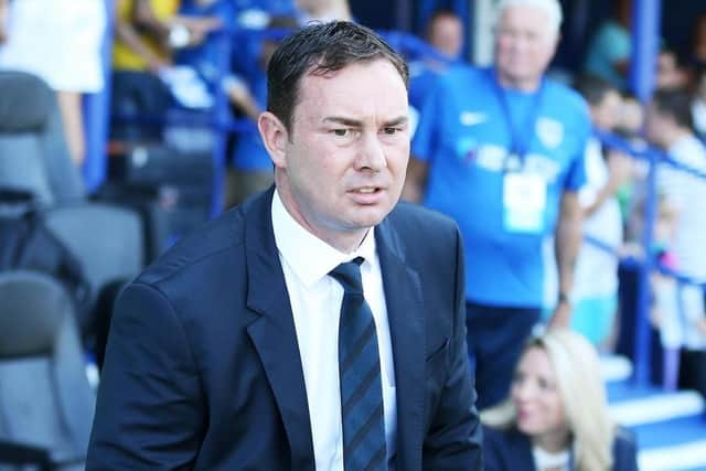 Plymouth boss Derek Adams. Picture: Joe Pepler