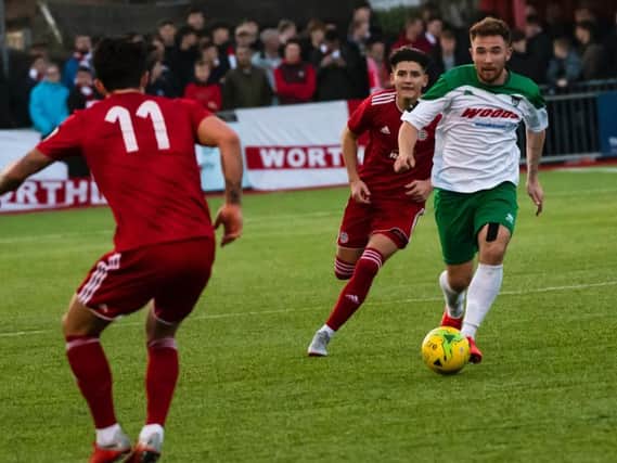 Theo Widdrington was on target for Bognor against Hornchurch Picutre: Tommy McMillan
