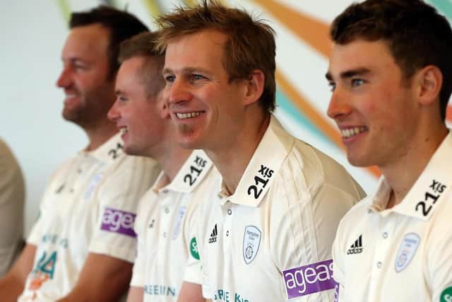 Jimmy Adams, centre. Picture: Chris Moorhouse